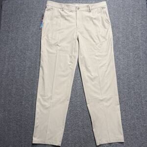 NWT 32 Degrees Cool Stretch Performance Pants Men's 38x32 Tan Khaki Chino NEW